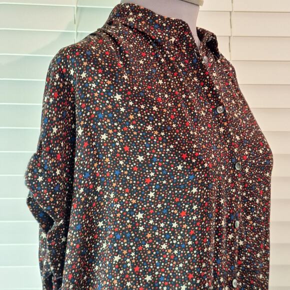 Madewell Women's Size M Starfield Button Up Casual Blouse - Picture 10 of 14